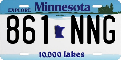 MN license plate 861NNG