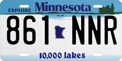 MN license plate 861NNR