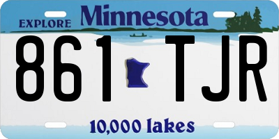 MN license plate 861TJR