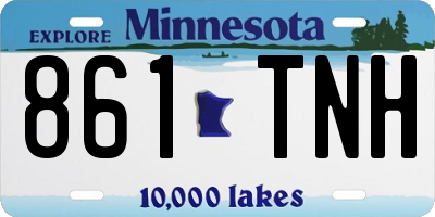 MN license plate 861TNH