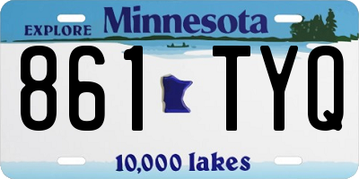 MN license plate 861TYQ