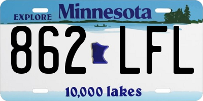 MN license plate 862LFL