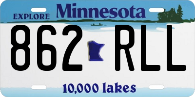 MN license plate 862RLL