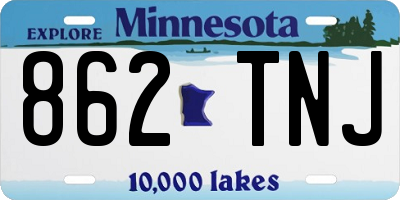 MN license plate 862TNJ