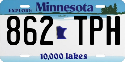 MN license plate 862TPH