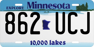 MN license plate 862UCJ
