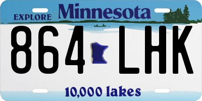 MN license plate 864LHK