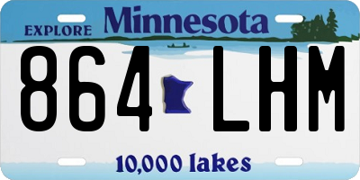 MN license plate 864LHM