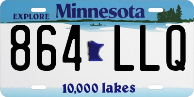 MN license plate 864LLQ