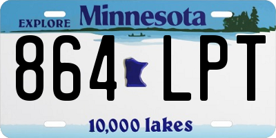 MN license plate 864LPT