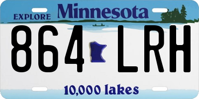MN license plate 864LRH
