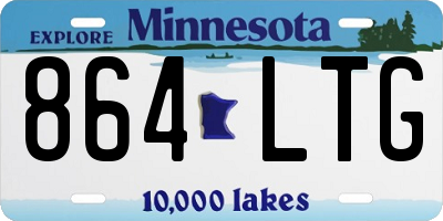 MN license plate 864LTG
