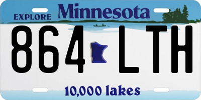 MN license plate 864LTH