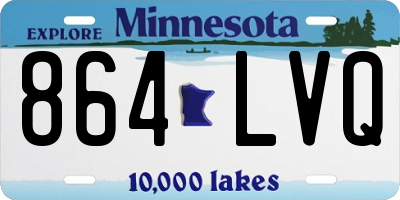 MN license plate 864LVQ