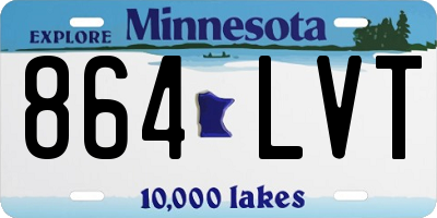 MN license plate 864LVT