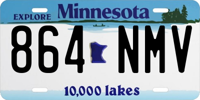 MN license plate 864NMV