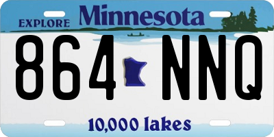 MN license plate 864NNQ