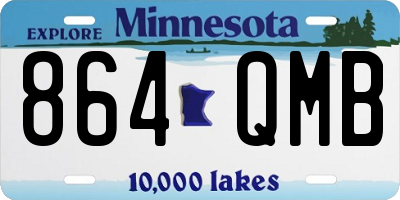 MN license plate 864QMB