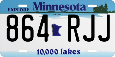 MN license plate 864RJJ