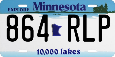 MN license plate 864RLP