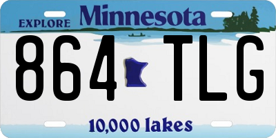 MN license plate 864TLG