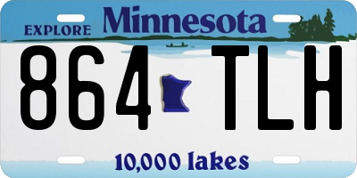 MN license plate 864TLH
