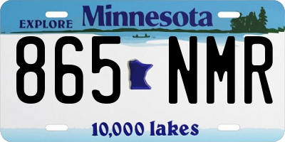 MN license plate 865NMR