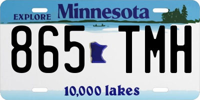 MN license plate 865TMH
