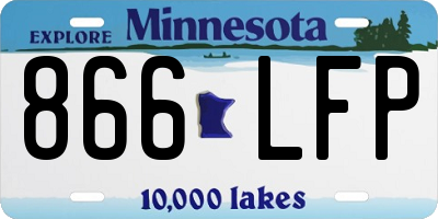 MN license plate 866LFP