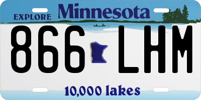 MN license plate 866LHM