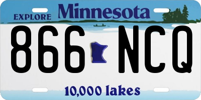MN license plate 866NCQ