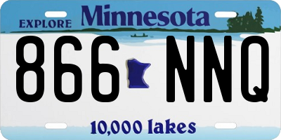 MN license plate 866NNQ