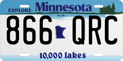 MN license plate 866QRC