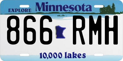 MN license plate 866RMH