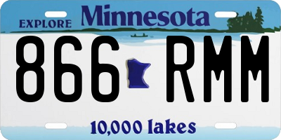 MN license plate 866RMM