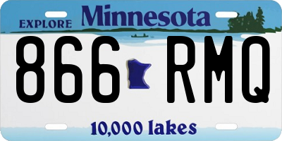 MN license plate 866RMQ