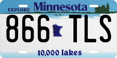 MN license plate 866TLS