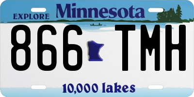 MN license plate 866TMH
