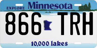 MN license plate 866TRH