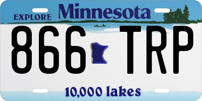 MN license plate 866TRP