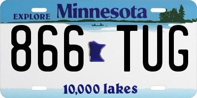 MN license plate 866TUG