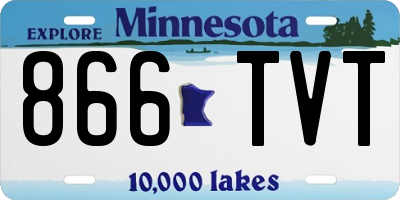 MN license plate 866TVT