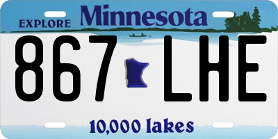 MN license plate 867LHE