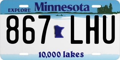 MN license plate 867LHU