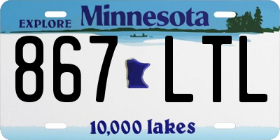 MN license plate 867LTL