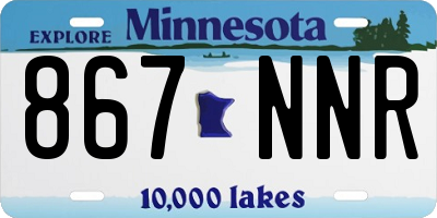 MN license plate 867NNR