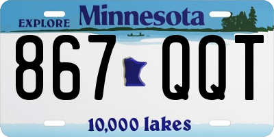 MN license plate 867QQT