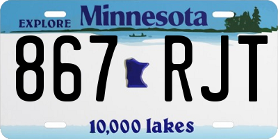 MN license plate 867RJT