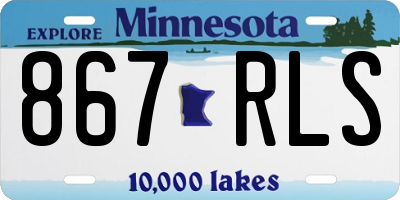 MN license plate 867RLS