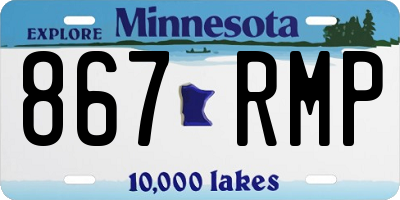 MN license plate 867RMP